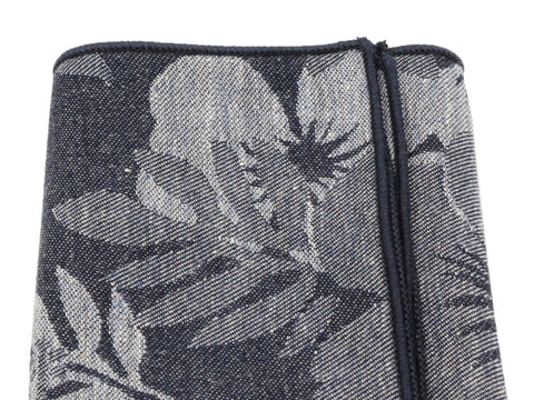 Floral Chambray Pocket Square - Fine And Dandy