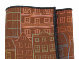 Brown City Block Cotton Pocket Square - Fine And Dandy