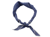 Blue Linen Blend Neckerchief - Fine And Dandy