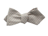 Multi Color Tattersall & Floral Reversible Bow Tie - Fine And Dandy
