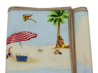 Beach Life Cotton Pocket Square - Fine And Dandy