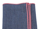 Herringbone Chambray Pocket Square - Fine And Dandy
