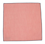 Red Striped Oxford Pocket Square - Fine And Dandy