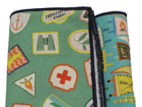 Pennants & Patches Panelled Pocket Square - Fine And Dandy