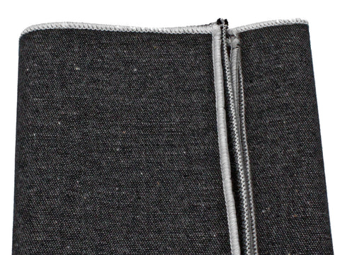 Black Denim Pocket Square - Fine And Dandy