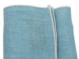 Mint Blue Cotton Pocket Square - Fine And Dandy