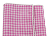 Pink Gingham Cotton Pocket Square