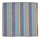 Washed Striped Cotton Pocket Square - Fine And Dandy