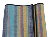 Washed Striped Cotton Pocket Square - Fine And Dandy