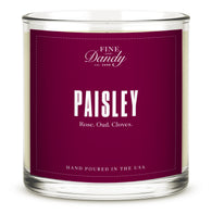 Paisley Candle