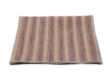 Peach Striped Silk/Linen Blend Scarf - Fine And Dandy