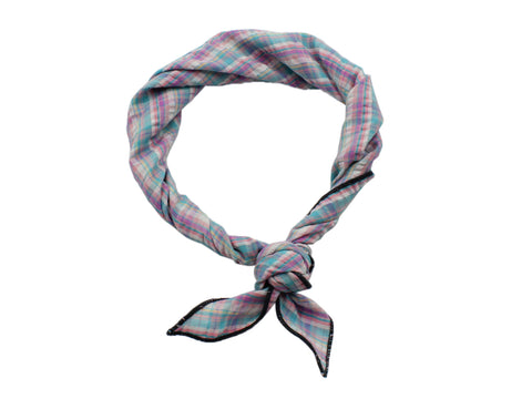 Pastel Seersucker Cotton Neckerchief - Fine And Dandy