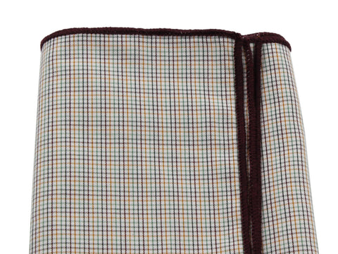 Multi-Color Tattersall Cotton Pocket Square - Fine And Dandy