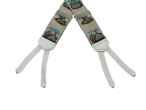 Golfer Premium Suspenders - Fine And Dandy