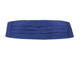 Navy Satin Cummerbund - Fine And Dandy