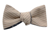 Striped & Polka Dot Reversible Bow Tie - Fine And Dandy