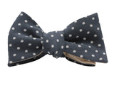 Striped & Polka Dot Reversible Bow Tie - Fine And Dandy