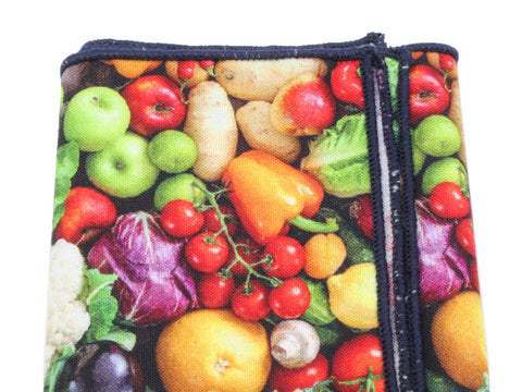 Vegetables Cotton Pocket Square - Fine And Dandy