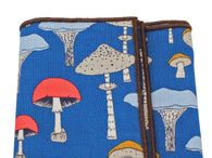 Mushrooms Cotton Pocket Square - Fine And Dandy