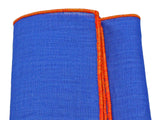 Blue Linen Pocket Square - Fine And Dandy