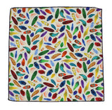 Feathers Cotton Pocket Square - Fine And Dandy