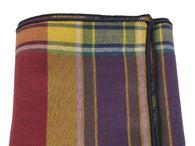 Autumnal Plaid Cotton Pocket Square - Fine And Dandy