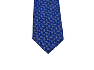 Blue Links Silk Tie - Fine And Dandy