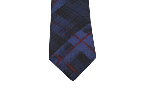 Blue Tartan Silk Tie - Fine And Dandy
