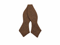 Brown Wool Bow Tie - Fine And Dandy