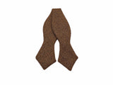 Brown Wool Bow Tie - Fine And Dandy