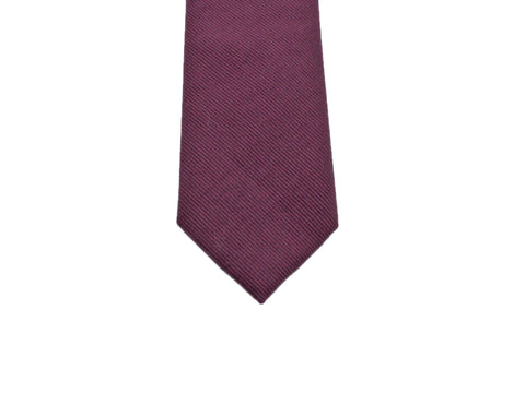 Burgundy Cotton Tie - Fine And Dandy