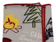 Camping Cotton Pocket Square - Fine And Dandy