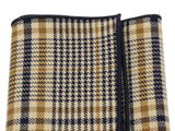 Golden Glen Plaid Cotton Pocket Square - Fine And Dandy