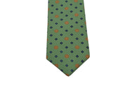 Green Florette Silk Tie - Fine And Dandy