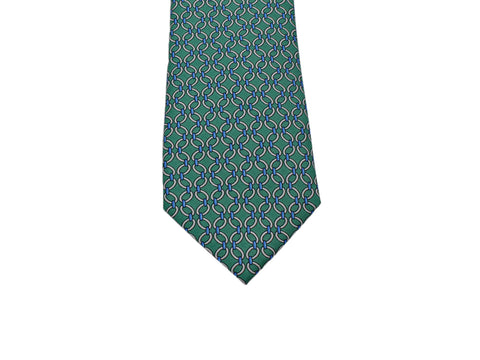 Green Links Silk Tie - Fine And Dandy