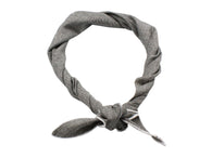 Grey Linen Neckerchief - Fine And Dandy