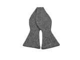 Grey Wool Bow Tie - Fine And Dandy