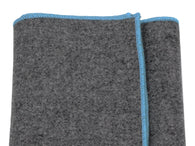 Grey Wool Pocket Square - Fine and Dandy