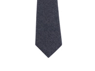 Charcoal Wool Tie - Fine and Dandy