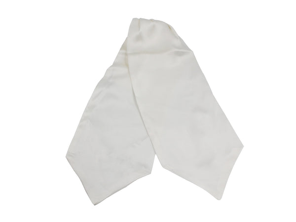 White Silk Ascot Fine And Dandy - Main Image