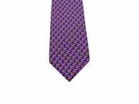 Purple Seagulls Silk Tie - Fine And Dandy