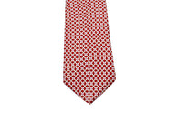 Red Rosette Silk Tie - Fine And Dandy