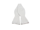 White Silk Bow Tie - Fine And Dandy