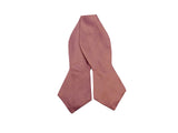 Pink Raw Silk Bow Tie - Fine And Dandy