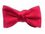 Red Silk Bow Tie - Fine And Dandy