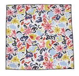 Fiesta Floral Cotton Pocket Square - Fine And Dandy