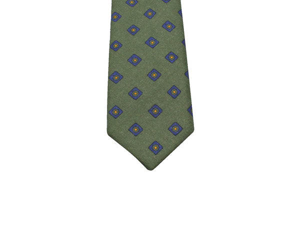 Green Florette Wool Tie - Fine And Dandy