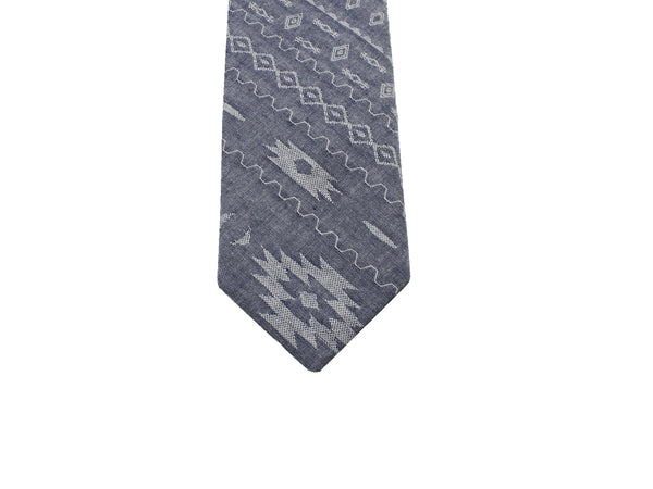 Aztec Chambray Tie - Fine And Dandy