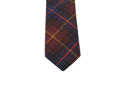 Brown Plaid Silk Tie - Fine And Dandy