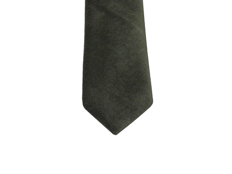 Pewter Velvet Tie - Fine And Dandy